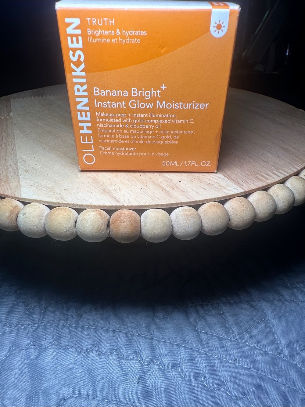 Ole Henriksen Banana Bright+ Instant Glow Moisturizer Orange Packaging